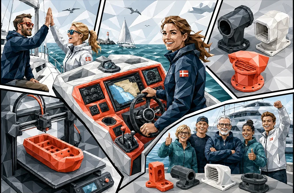 Maritimt udstyr: Vi laver specialløsninger til instrumentborde, kanalfittings, udluftningssluser og meget andet
