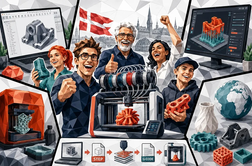 Guide til 3D print software og slicer valg