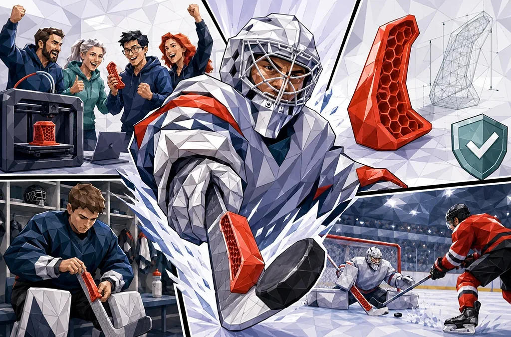 Paddle Wedge og sikkerhedsudstyr til ishockey